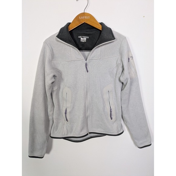 Arc'teryx Women's Covert Fleece Jacket Small Full Zip Polartec Pockets Arm Logo - Picture 1 of 7
